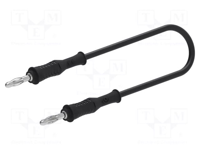 Test lead; 60VDC; 30VAC; 25A; banana plug 4mm,both sides; Len: 1m ELECTRO-PJP PJP2015-100N