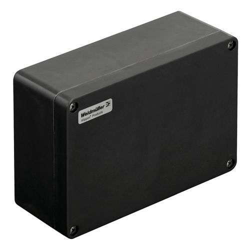 Ex plastic housing, Klippon POK (polyester empty enclosure), 260 x 160 x 90 mm, Glass fibre-reinforced polyester, untreated, polished, black Weidmuller 1306090000 04050118108255