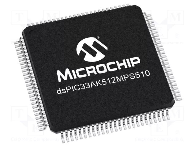 IC: dsPIC microcontroller; 512kB; 64kBRAM; TQFP100; 3÷3.6VDC MICROCHIP TECHNOLOGY 33AK512MPS510-I/PT