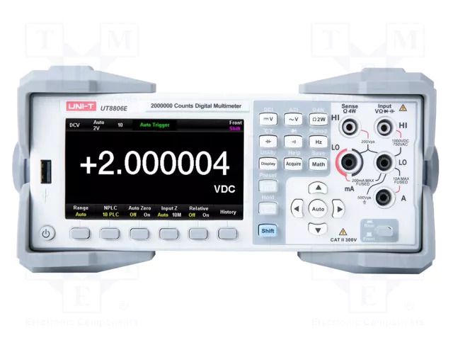 Benchtop multimeter; LCD TFT 4,3"; 6,5 digit (2000000) UNI-T UT8806E
