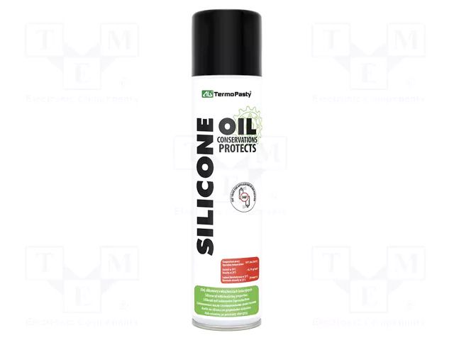 Oil; colourless; silicone; spray; can; OLEJ SILIKONOWY; 300ml AG TERMOPASTY OIL-SIL/300