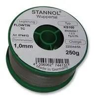 SOLDER WIRE, KS100, 1.0MM, 250G 574413