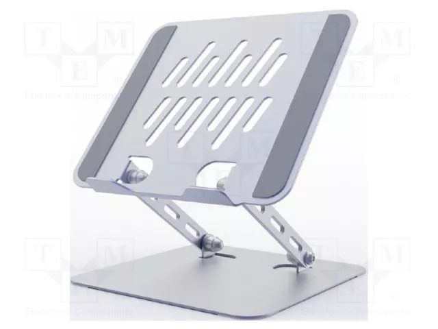 Stand; 10kg; 11÷15.6"; silver; aluminium; 240x215x60mm; laptop GEMBIRD NBS-D1-04
