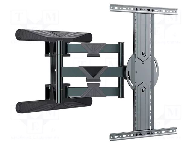 Holder; for wall mounting; 50kg; 40÷80"; black GEMBIRD WM-80STR-01