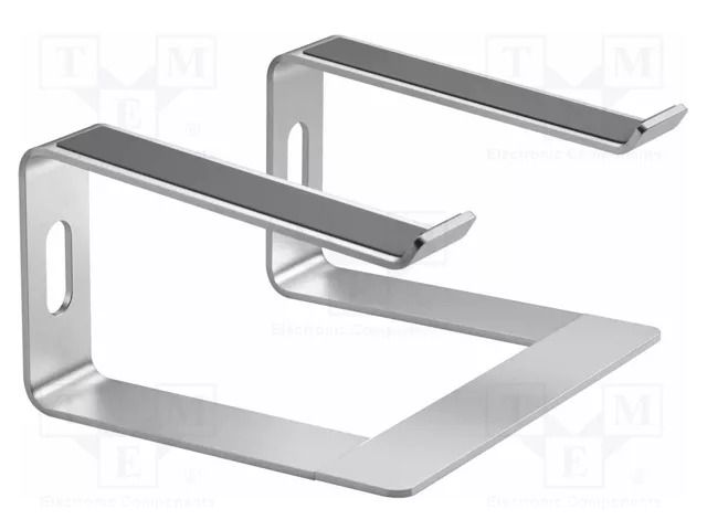 Stand; 5kg; 15.6"; silver; aluminium; 260x225x142mm; laptop GEMBIRD NBS-D1-01