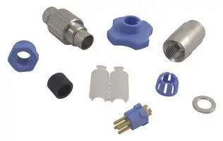 CIRCULAR CONNECTOR, PLUG, 4 WAY, CABLE T01-0550-P04