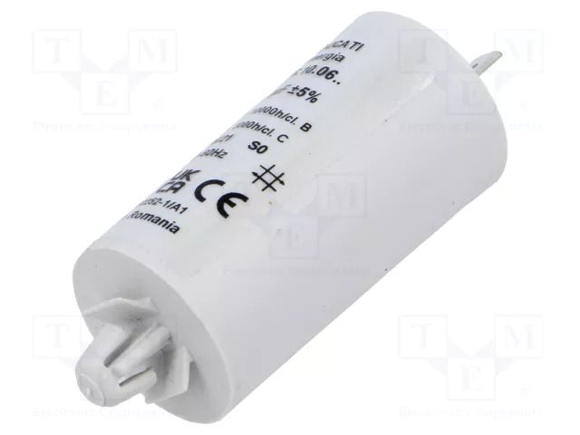 Capacitor: polypropylene; motors, run; 4uF; 425VAC; Ø28x55mm; ±5% DUCATI ENERGIA 4.16.10.06.72
