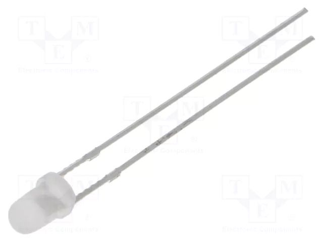 LED; red; 3mm; 150÷220mcd; 60°; Front: convex; 2.1÷2.6VDC; -30÷85°C OPTOSUPPLY OSR5JA3162A