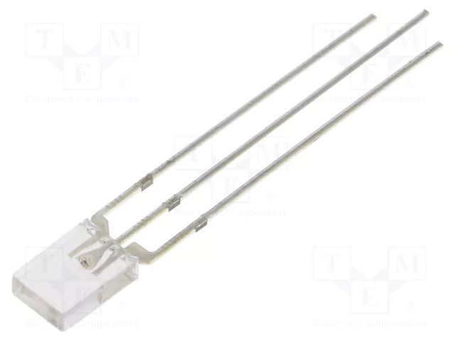 LED; red,blue; rectangular; 2x5x7mm; bicolour; 500÷750mcd; 120° OPTOSUPPLY OSRBPA71C1B
