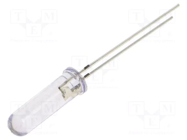 LED; white; 5mm; 3000÷4200mcd; 60°; Front: convex; 5VDC; -30÷85°C OPTOSUPPLY OSW44K6E61A-5V