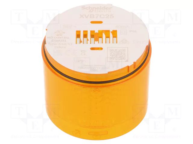 Module: light signaller; orange; LED; 24VDC; 24VAC; IP66 SCHNEIDER ELECTRIC XVB7C25