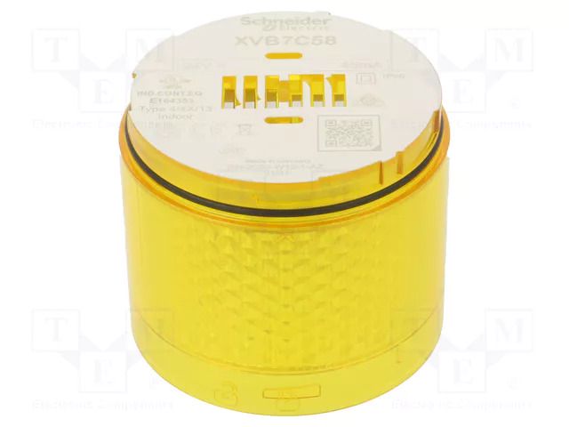 Module: light signaller; yellow; LED; 24VDC; 24VAC; IP66 SCHNEIDER ELECTRIC XVB7C58