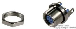 SOCKET, PANEL MOUNT, 4WAY T01-0580-S04