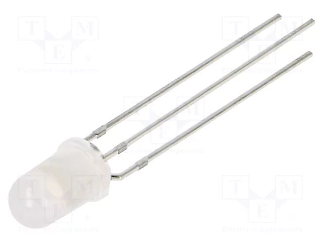 LED; yellow/green; 5mm; 40°; Front: convex; 2÷2.8/2.1÷2.8VDC BIVAR 5BC-3-Y/G-CA-F