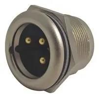 SOCKET, XLR, MALE, PANEL, 3POLE NC3MPR-HD