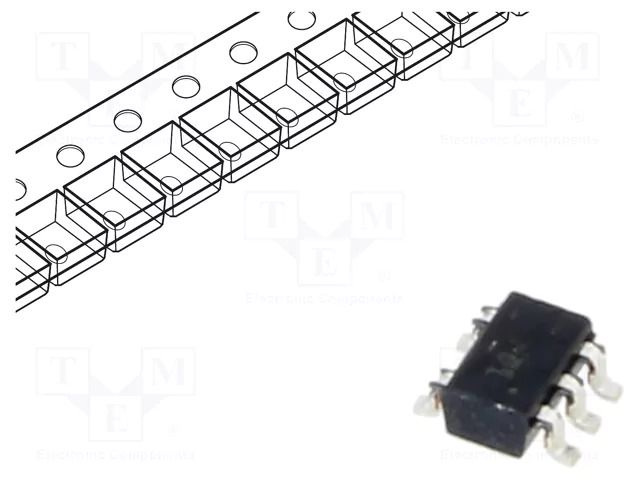 IC: digital; NOR; Ch: 1; IN: 2; CMOS,TTL; SMD; SC70-5; 4.5÷5.5VDC; 10uA TEXAS INSTRUMENTS SN74AHCT1G02DCKR