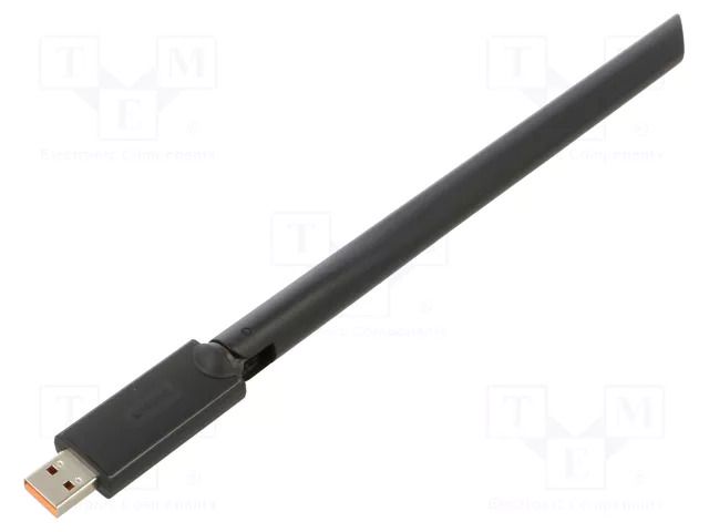 PC extension card: WiFi network; USB A plug; USB 2.0; black BASEUS BS-OH172