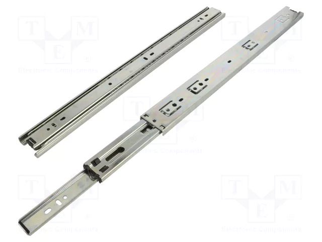 Ball guide; zinc plated steel; L: 450mm; 50kg; H: 45mm GTV Poland GTV-PK-PRO-H45-450