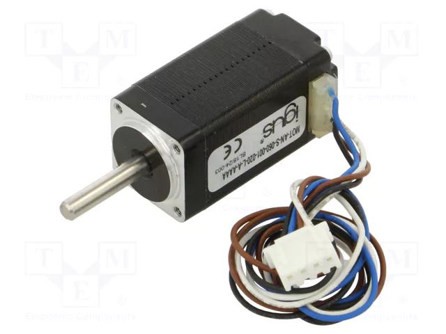 Motor: DC; 2-phase,bipolar,stepper; 24÷48VDC; 0.026Nm; IP40; 0.6A IGUS MOTANS060001020LAA