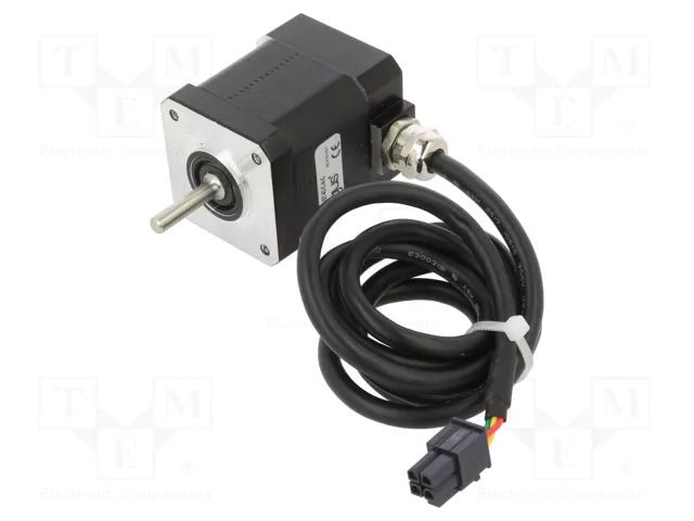 Motor: DC; 2-phase,bipolar,stepper; 24÷48VDC; 500mNm; IP65; 1.8A IGUS MOT-ST-42-C-A-C