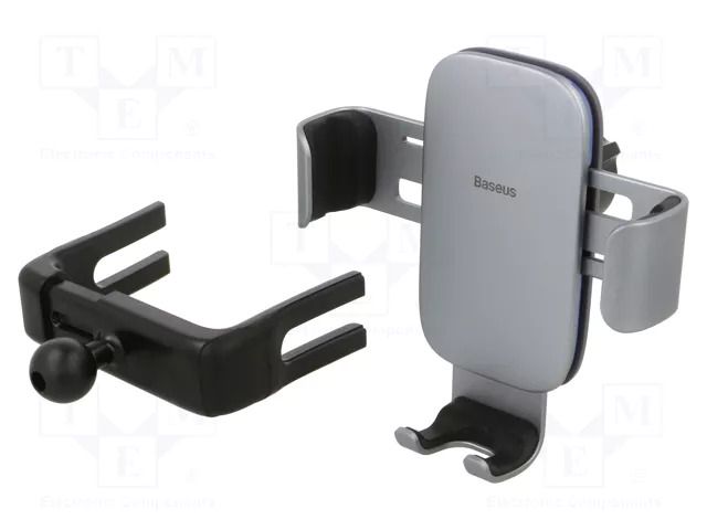 Car holder; dark grey; air vent; snapped-in BASEUS SUJS030013