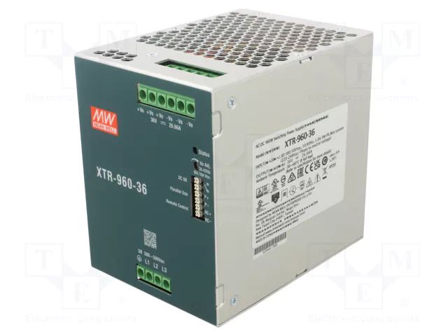 Power supply: switching; for DIN rail mounting; OUT: 1; XTR-960 MEAN WELL XTR-960-36