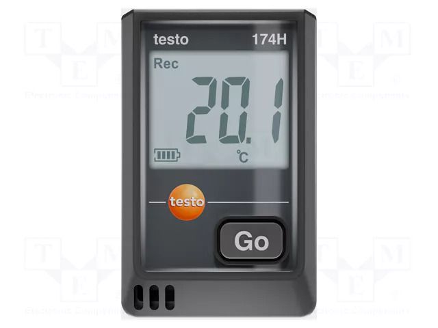 Data logger; temperature,humidity; IP20; ±0.5°C@(-20°C÷70°C) TESTO TESTO174H-USBC-B
