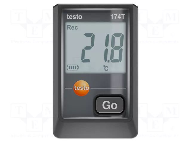 Data logger; temperature; IP65; ±0.5°C@(-30°C÷70°C); Resol: 0.1°C TESTO TESTO174T-USBC-B