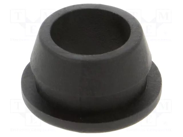 Grommet; Ømount.hole: 14mm; Øhole: 10mm; black; PVC; QFG-16223 ESSENTRA ESS-10316511