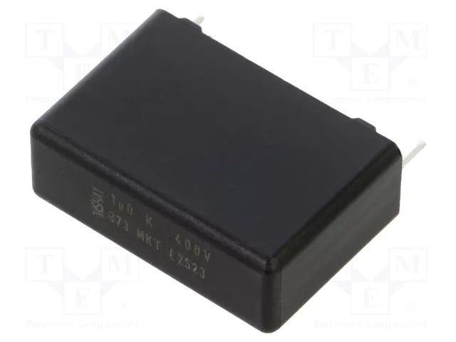 Capacitor: polyester; 1uF; 220V; 400VDC; 27.5mm; ±10%; 31x13x23mm VISHAY BFC237351105