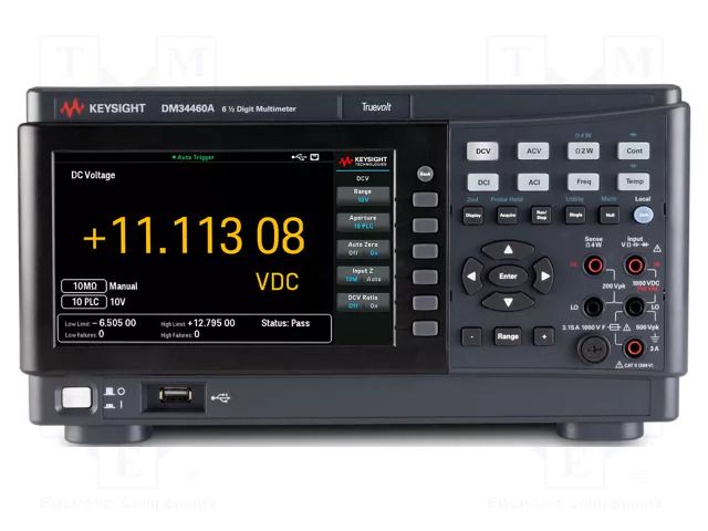 Benchtop multimeter; LCD TFT 7"; 6,5 digit (2000000); 480x272 KEYSIGHT DM34460A