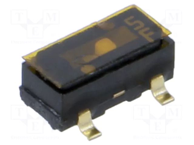 Switch: slide; Pos: 2; SPDT; 0.1A/6VDC; ON-ON; SMT; 5.4x2.5x2.5mm Nidec Copal Electronics CAS-120TB