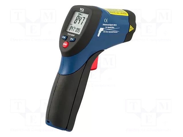 Infrared thermometer; LCD; -50÷1000°C; ±1%; Opt.resol: 30: 1 PCE INSTRUMENTS PCE-889B