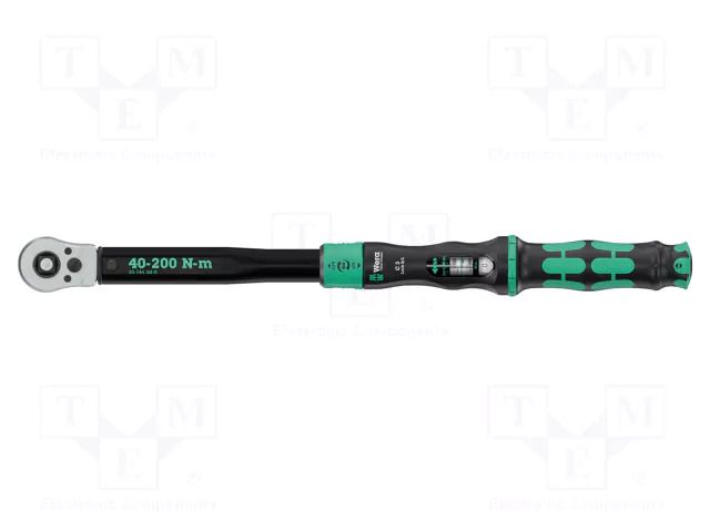 Wrench; torque; 299mm; 2.5÷25Nm; Holder: hexagonal; 1/4" WERA WERA.05075695001