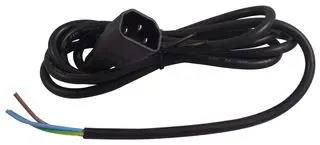 LEAD, IEC, 10A, BLACK, 2M JA-401 + ( H05VV-F 0.75MM 3G 2M )