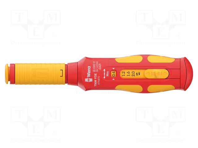 Screwdriver handle; torque; insulated; 192mm; Speed 7508 WERA WERA.05075870001