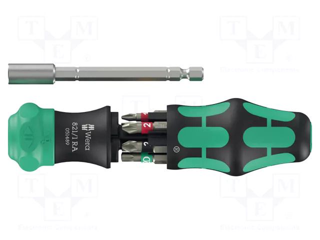 Kit: screwdriver; with ratchet; Phillips,Pozidriv®,slot,Torx® WERA WERA.05051519001