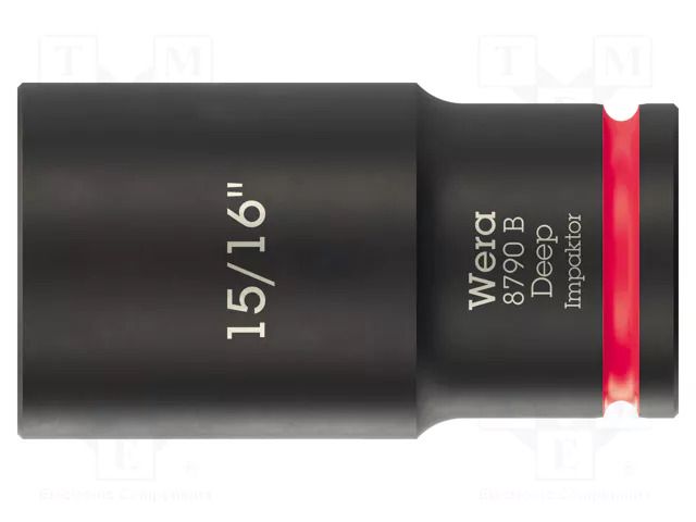 Socket; 6-angles,inch,socket spanner,impact; HEX 15/16"; 3/8" WERA WERA.05005575001