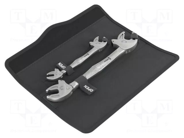 Wrench-set; self-adjusting; double-sided,with ratchet; 2pcs. WERA WERA.05020340001