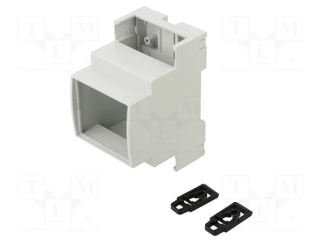 Enclosure: for DIN rail mounting; Y: 90mm; X: 53.7mm; Z: 65.2mm; ABS KRADEX ZD1003JABSV0