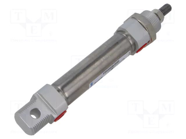Round cylinder; Piston diam: 20mm; Piston stroke: 50mm; 1÷10bar PNEUMAT FDNM020.0050