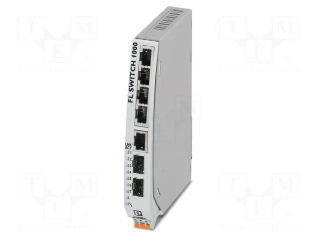 Switch Ethernet; unmanaged; Number of ports: 7; 9÷32VDC; IP30 PHOENIX CONTACT 1085164