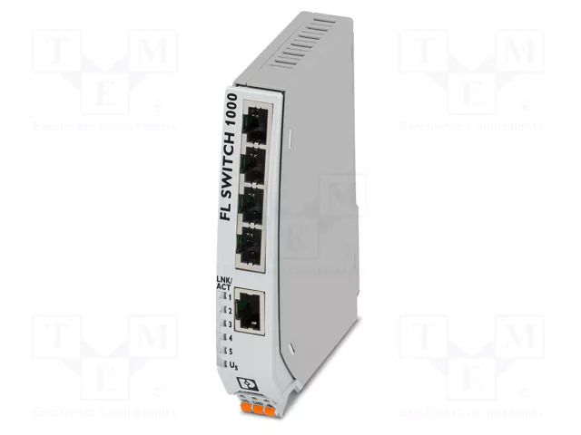 Switch Ethernet; unmanaged; Number of ports: 5; 9÷32VDC; RJ45 PHOENIX CONTACT 1085163