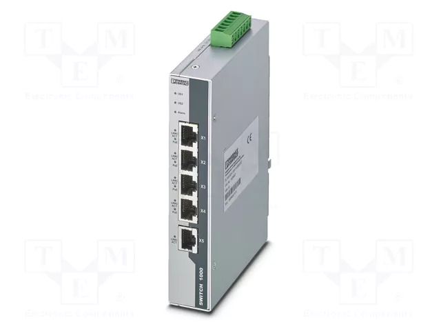 Switch PoE Ethernet; unmanaged; Number of ports: 5; 18÷57VDC PHOENIX CONTACT 1026937