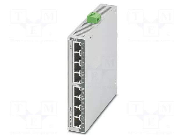 Switch PoE Ethernet; unmanaged; Number of ports: 9; 19÷57VDC PHOENIX CONTACT 1102079