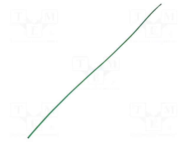 Heat shrink sleeve; glueless,flexible; 2: 1; 4.7mm; L: 1.2m; green TE Connectivity RNF-100-3/16-5-STK