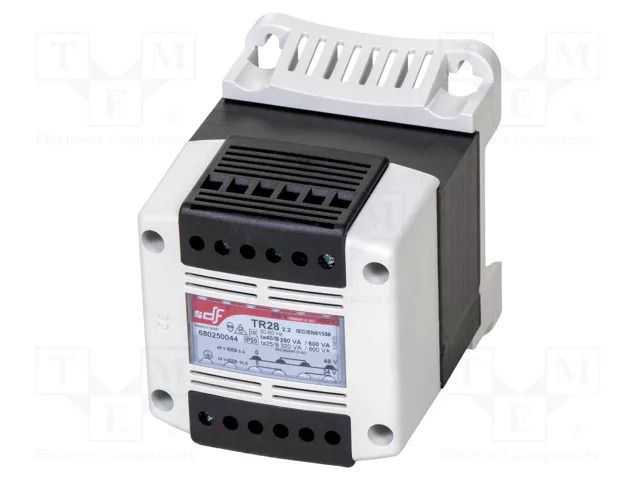 Transformer: mains; 250VA; 230VAC,400VAC; 24V; 48V; IP20 DF ELECTRIC DF-680250044