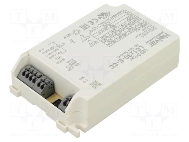 Power supply: switching; LED; 30W; 10÷60VDC; 350÷700mA; 198÷264VAC HELVAR 5503001