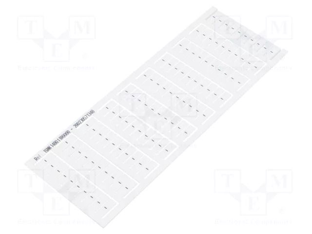 Label; white; slide TE Connectivity 1SNK148011R0000