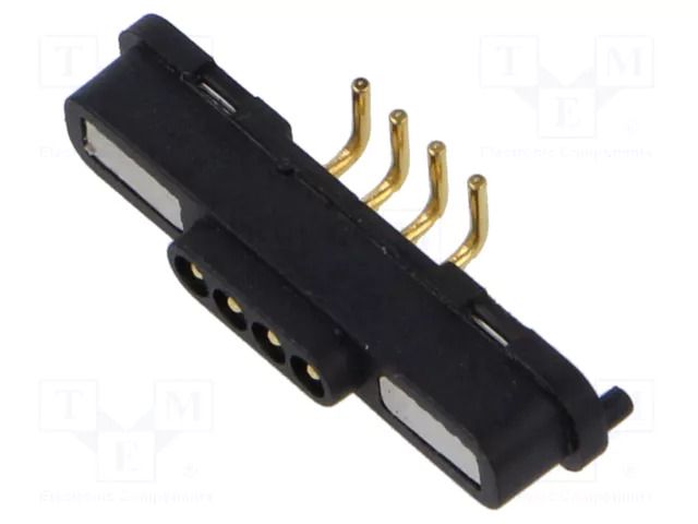 Connector: pogo pin; PIN: 4; SMT EDAC 685C0424350120E